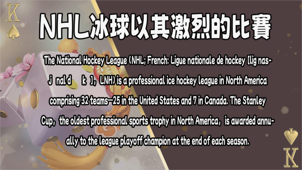 NHL冰球的魅力